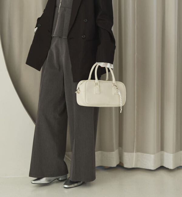 archives「チャーム付きスクエアボストンバッグ」|その他|