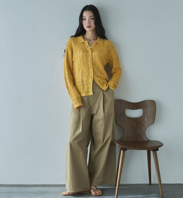 Doux archives「透かし編みカーディガン」|カーディガン|