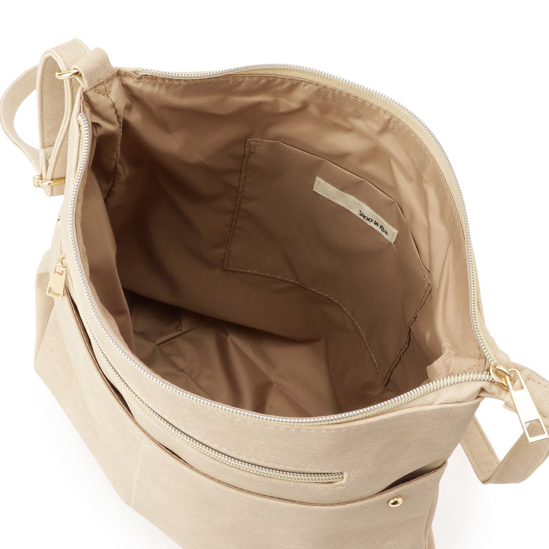 SHOO･LA･RUE「フロントWポケットショルダーバッグ」|ショルダー・メッセンジャー|