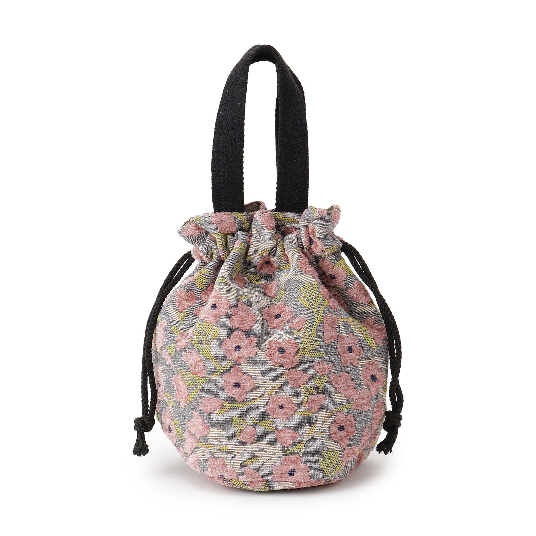 SHOO･LA･RUE「【インド製】ジャカード巾着バッグ」|トートバッグ|