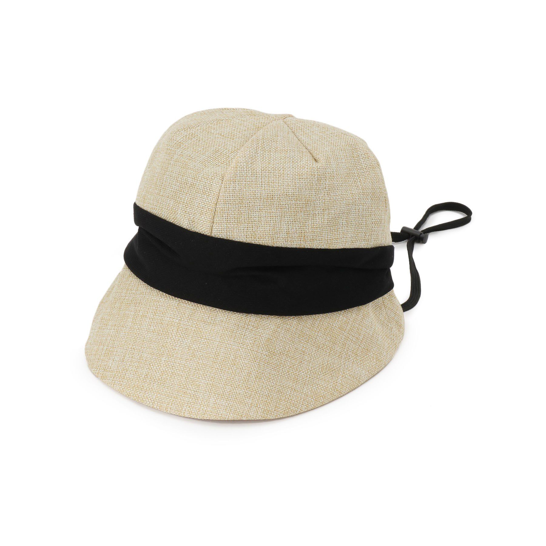 SHOO･LA･RUE「リネンライク顔周りすっぽりキャスケット」|キャップ・キャスケット|ライトベージュ(55