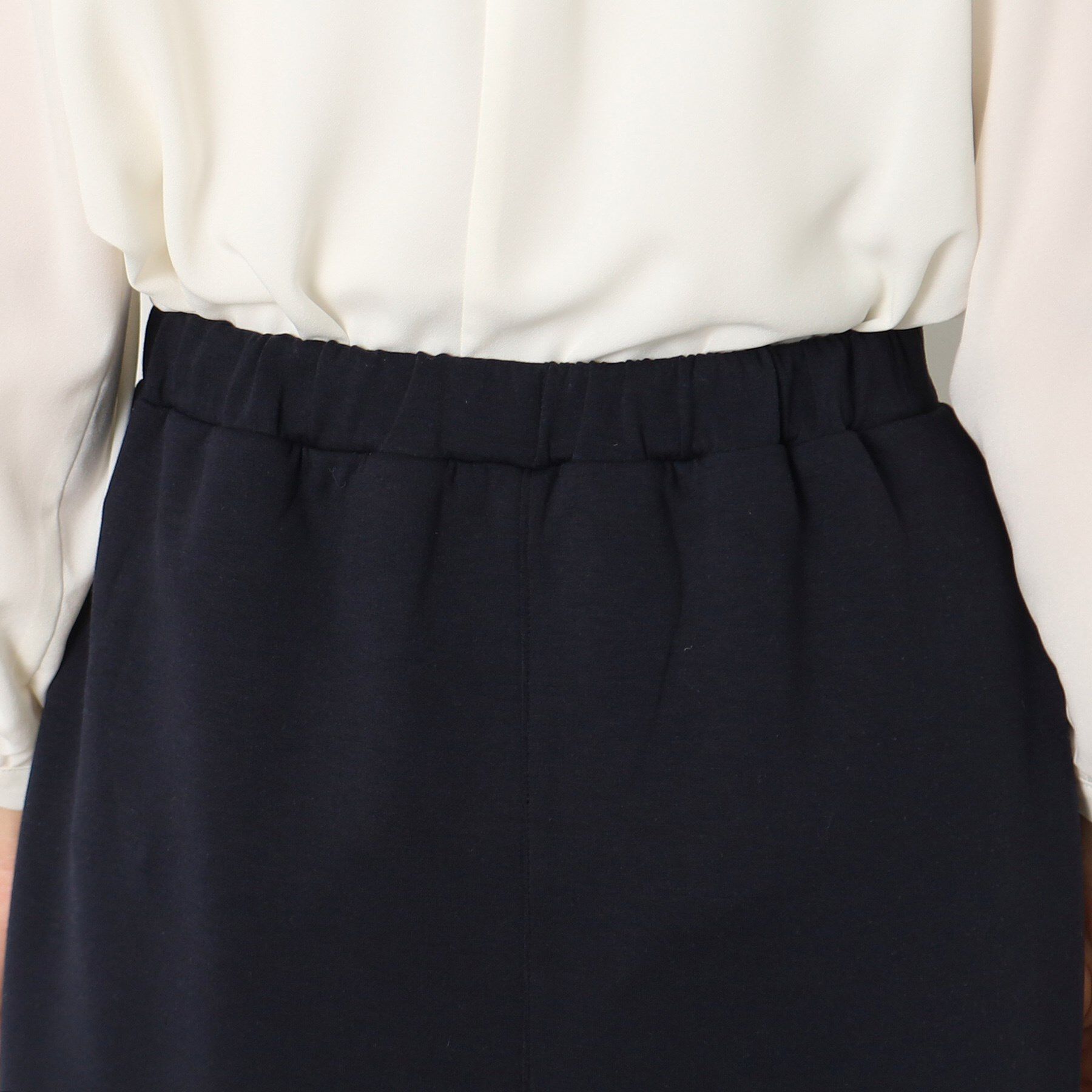 Dessin「【ウエストゴム・洗える】ダンボールジャージストレートスカート（XS～L）」|スカート|