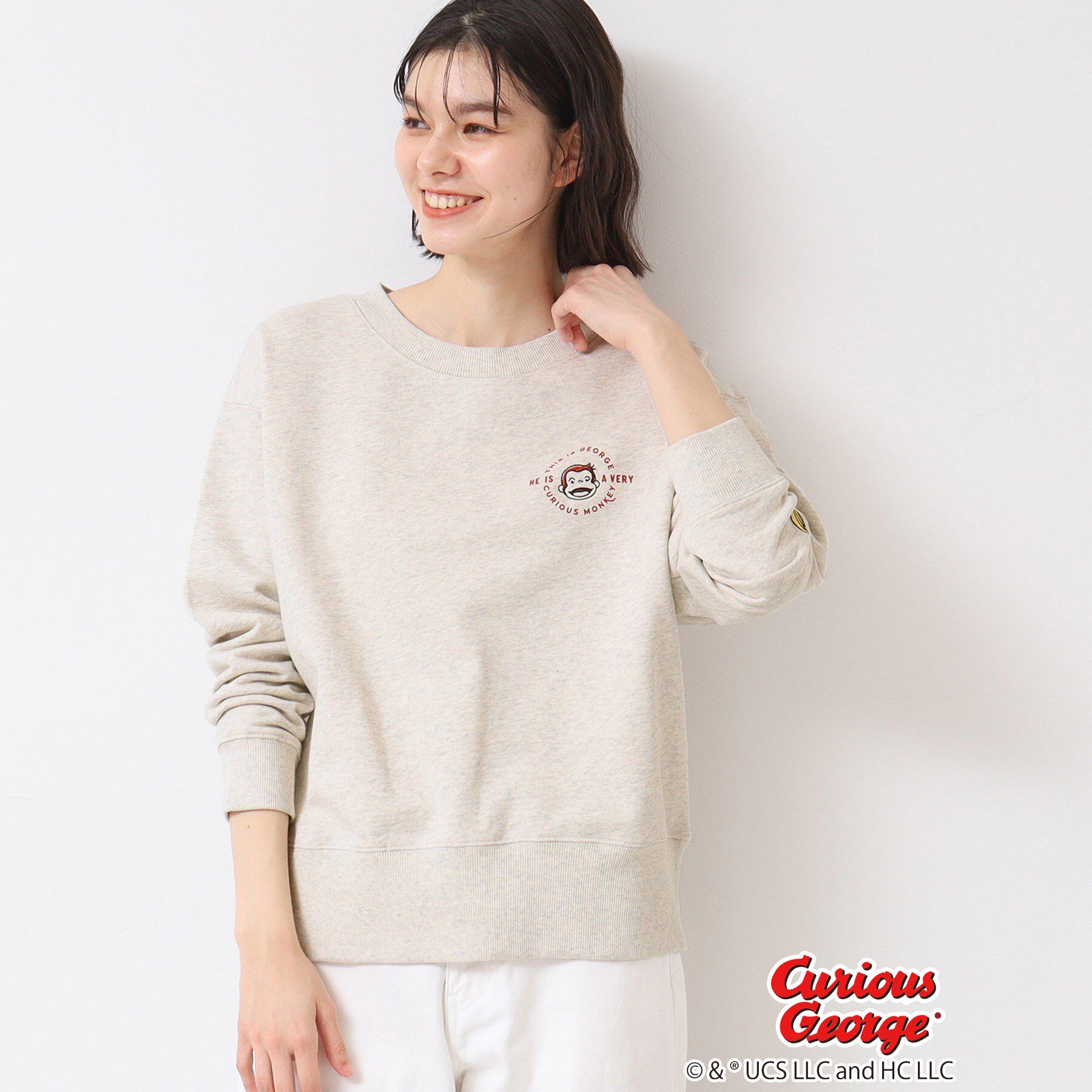 Dessin「【ユニセックス/おさるのジョージコラボ】スウェット」|パーカー|
