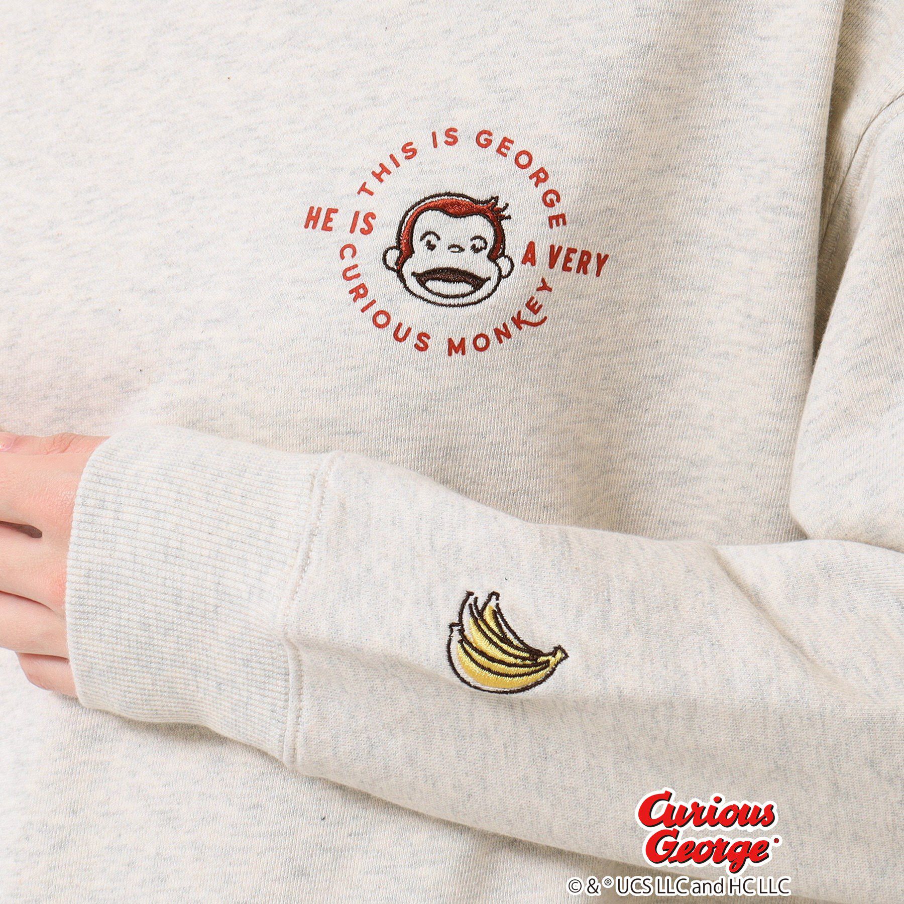 Dessin「【ユニセックス/おさるのジョージコラボ】スウェット」|パーカー|