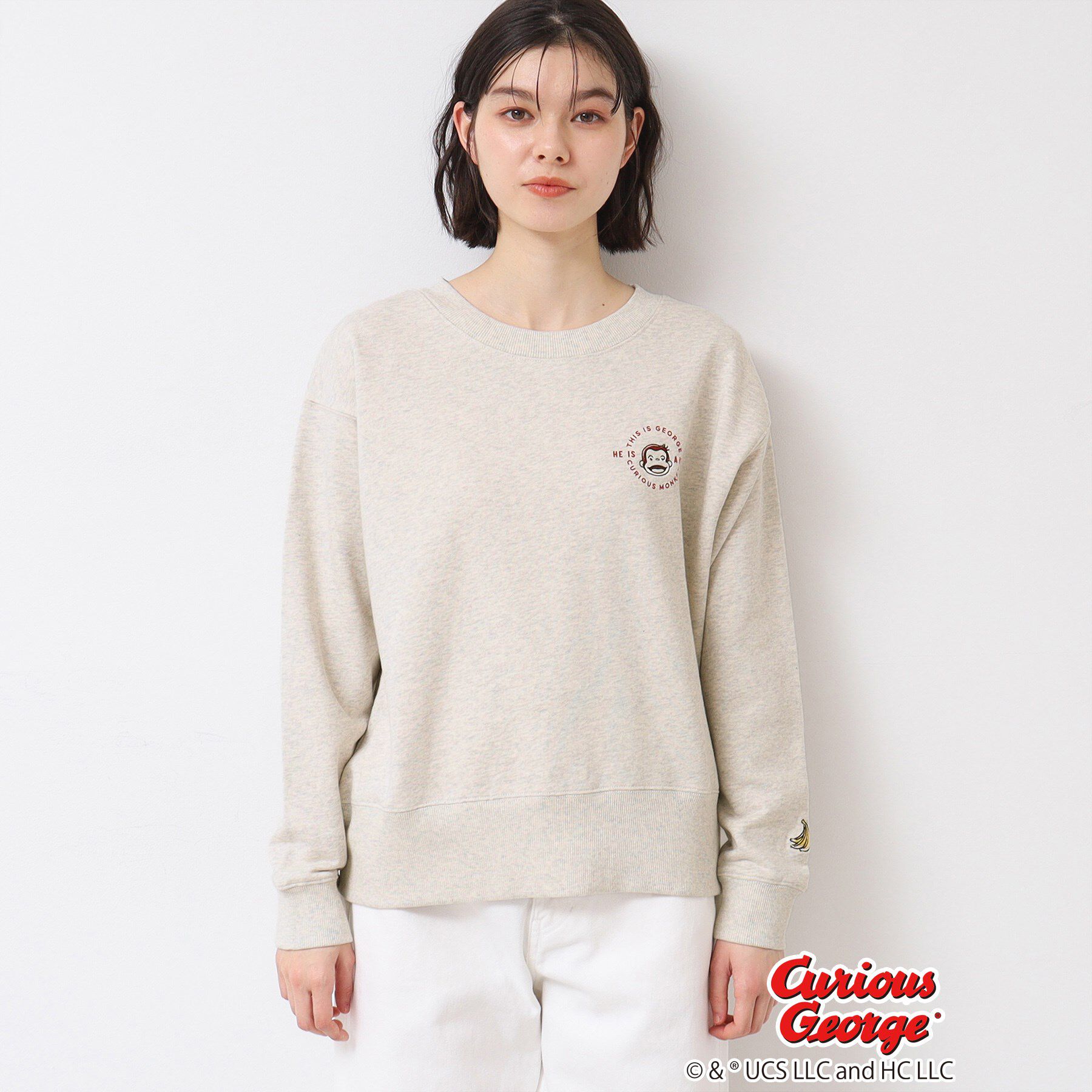 Dessin「【ユニセックス/おさるのジョージコラボ】スウェット」|パーカー|