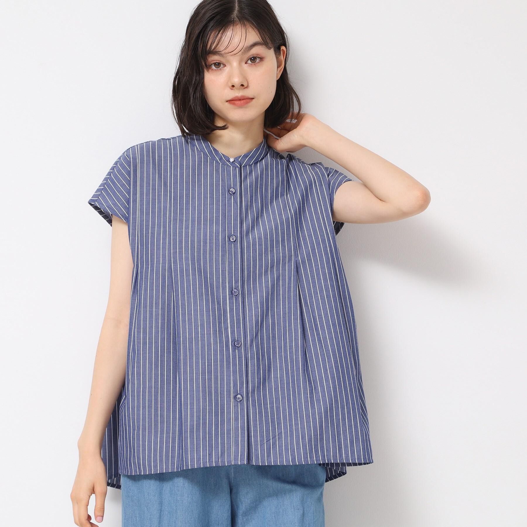 Dessin「【洗える】フレンチスリーブフレアーブラウス（XS～L）」|シャツ・ブラウス|