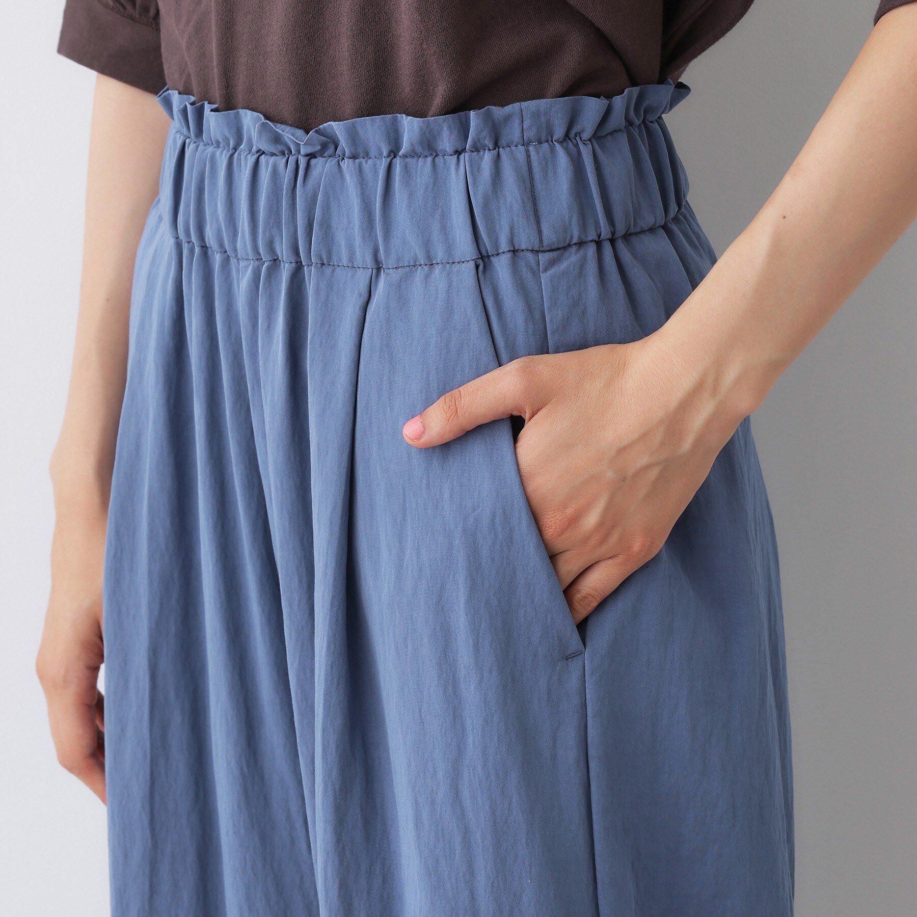 Dessin「【ウエストゴム/洗える】リラクシーナイロンパンツ」|その他|