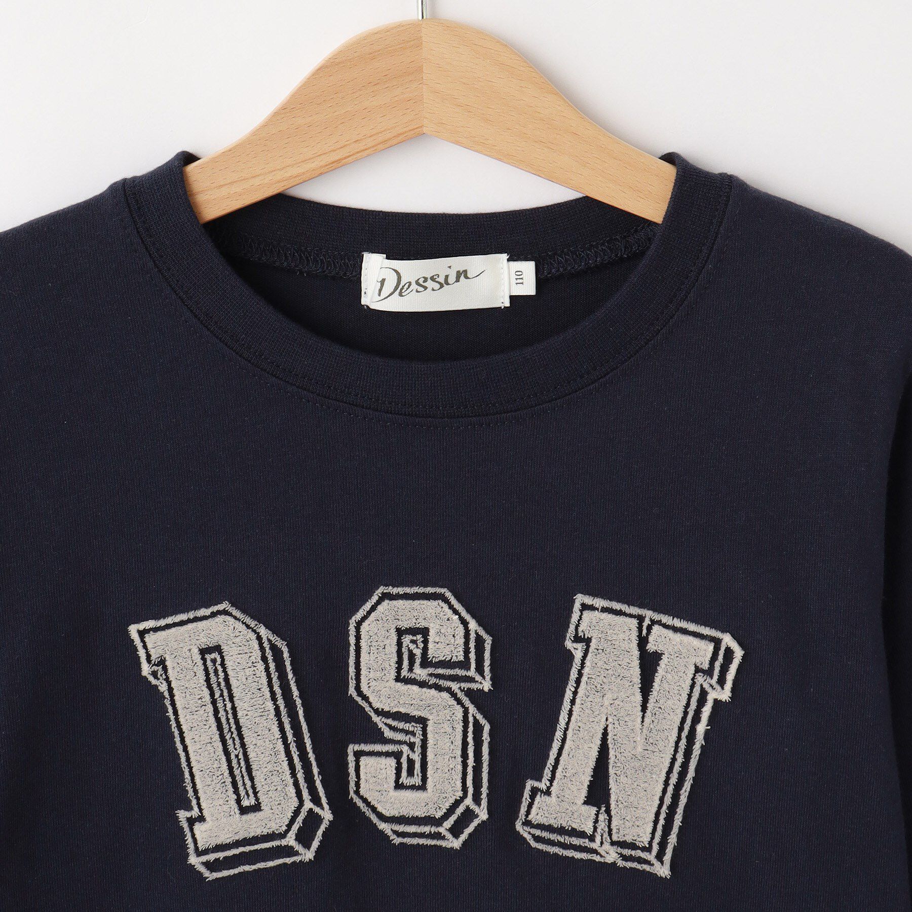 Dessin「【リンクコーデ/洗える】ビッグロゴロンT」|Tシャツ・カットソー|