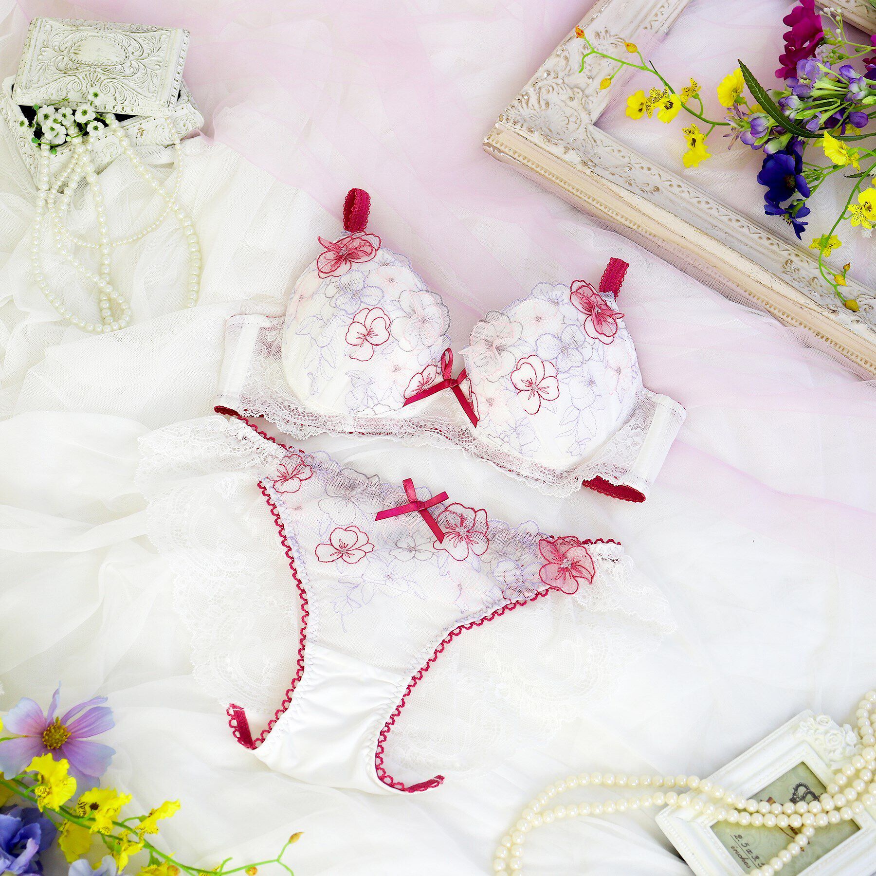 Risa Magli「フィオラ レースショーツ」|インナー|