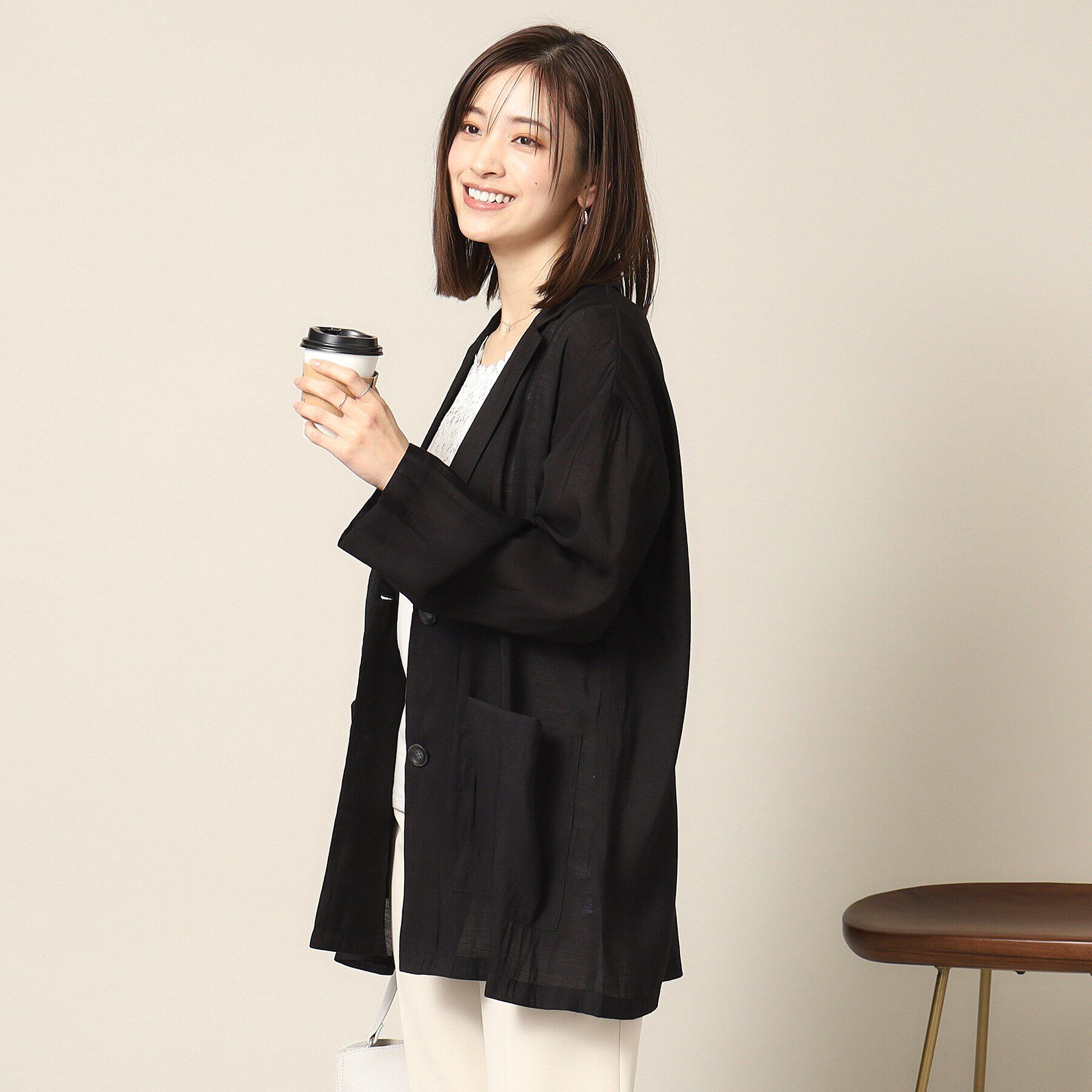 ITS&rsquo;DEMO「【手洗い可】シアージャケット」|テーラードジャケット|