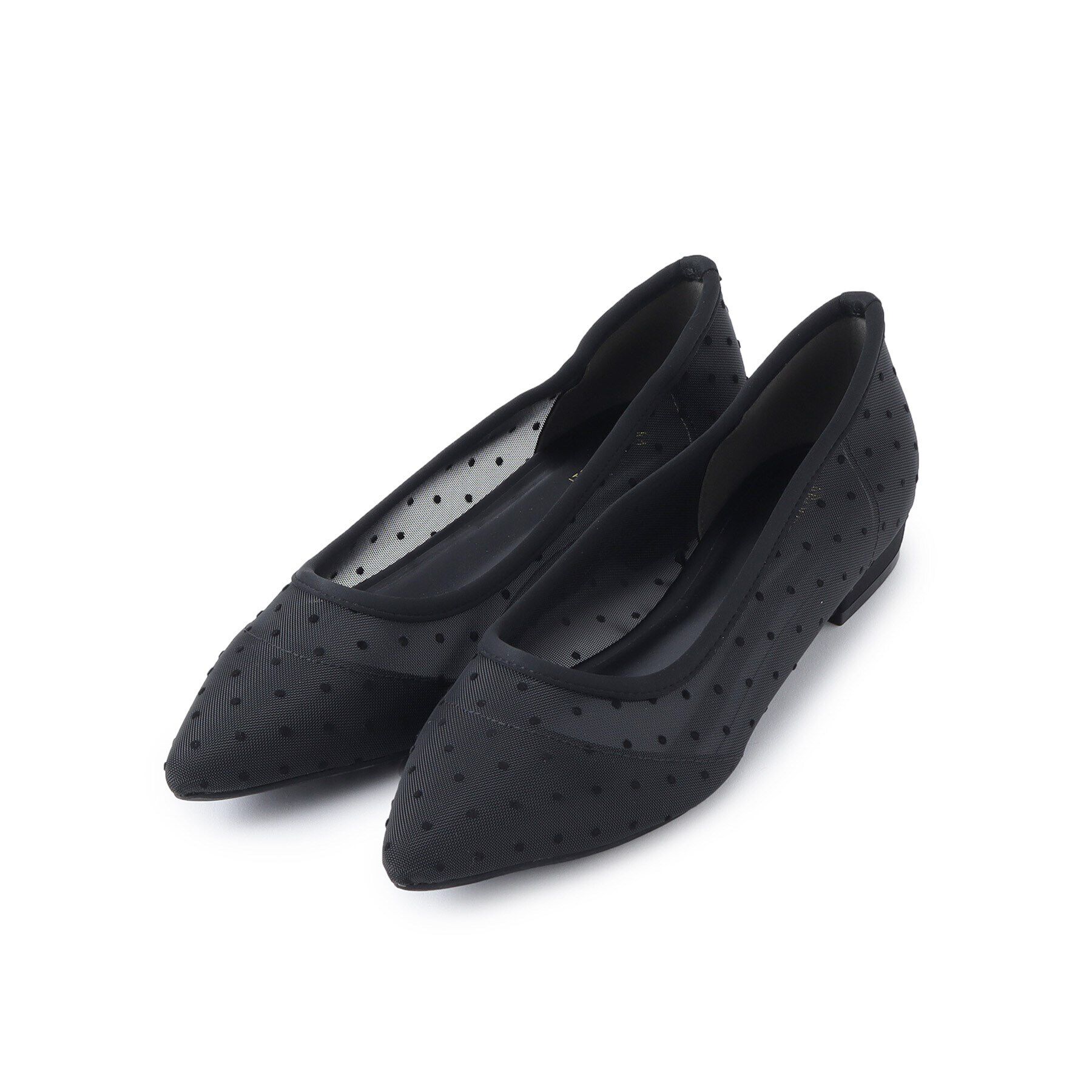 ITS&rsquo;DEMO「【M・Lサイズ展開】ドットチュールパンプス」|パンプス|ブラック(019)