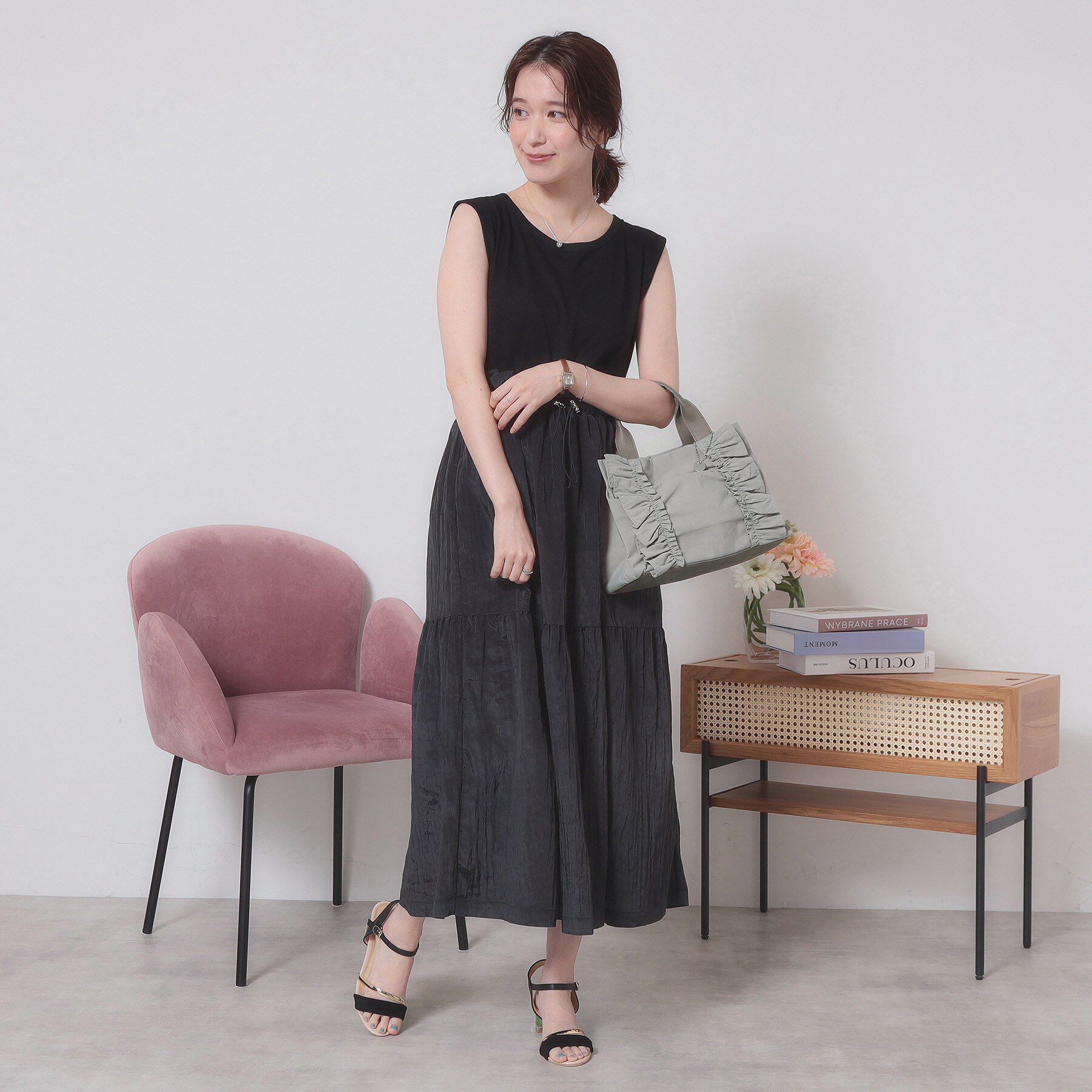 ITS&rsquo;DEMO「フリルミニトート」|ハンドバッグ|