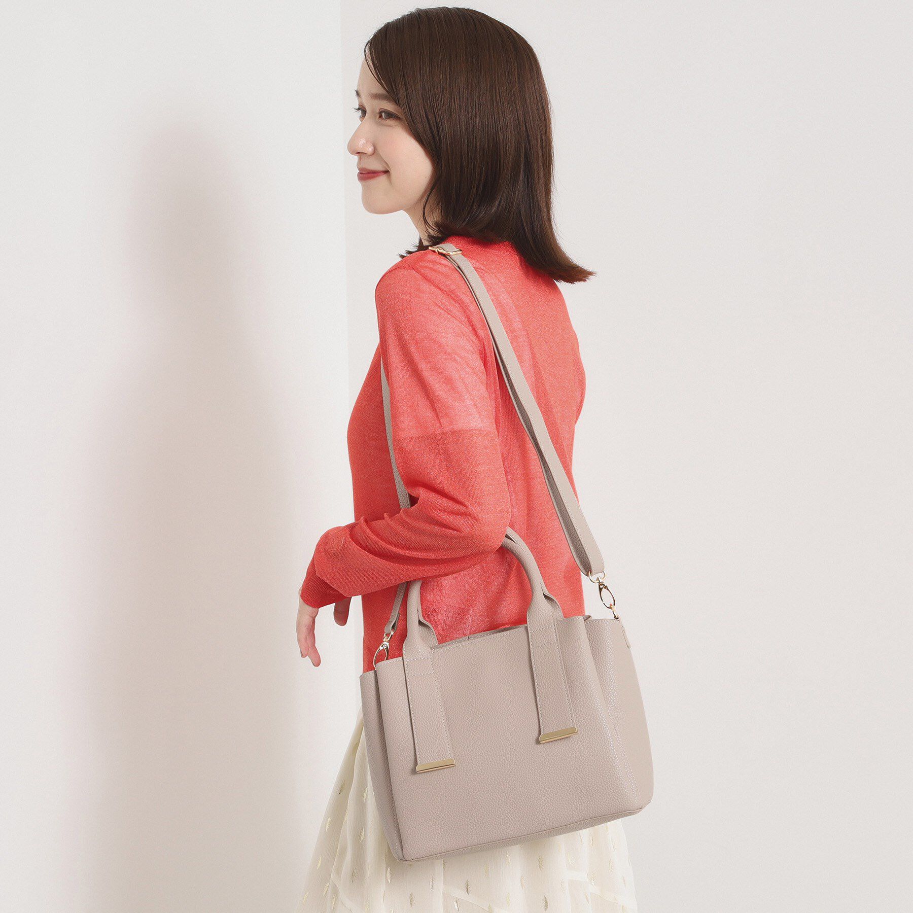 ITS&rsquo;DEMO「＜かるバッグ＞2WAYトート」|ハンドバッグ|