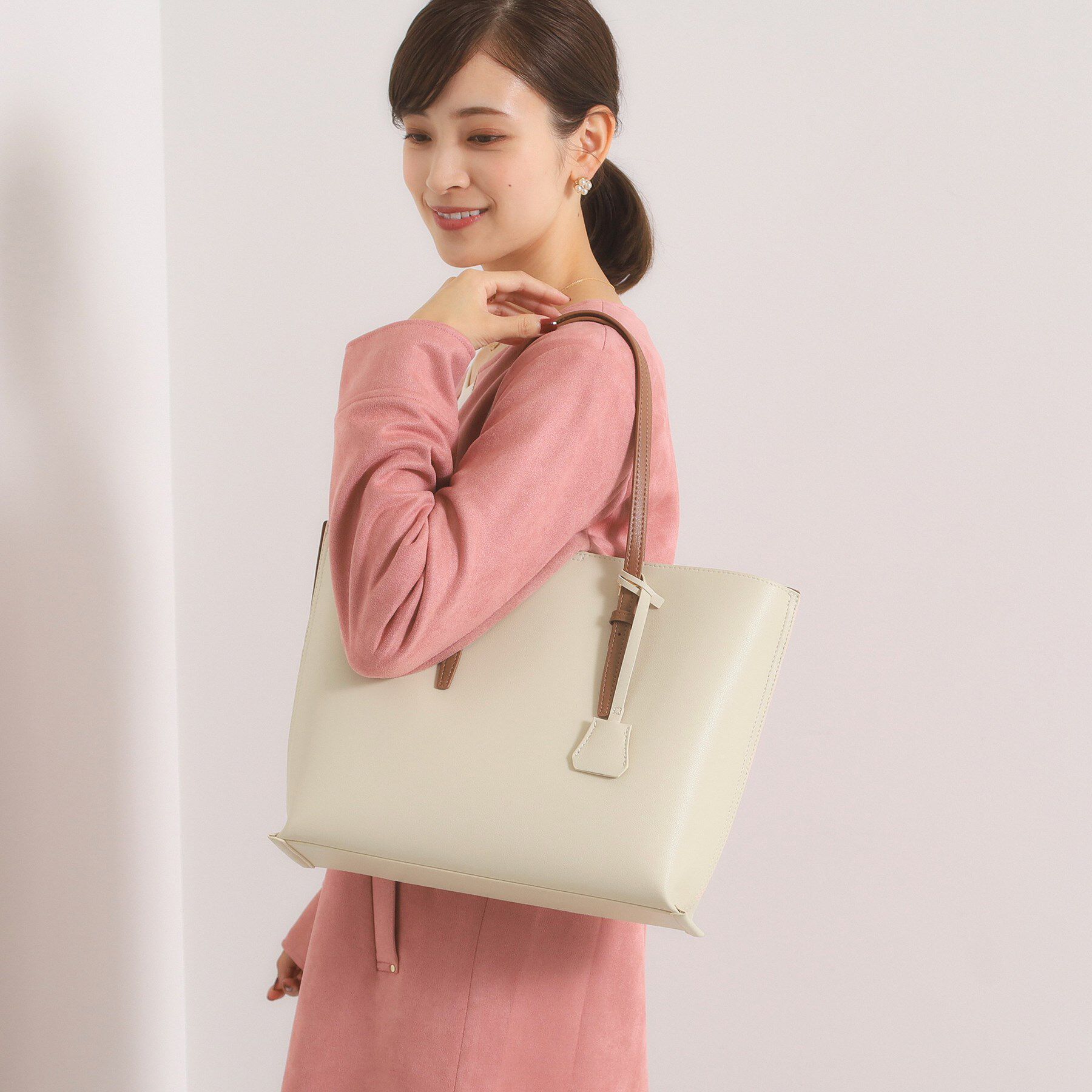 ITS&rsquo;DEMO「【通勤】軽量合皮A4トート」|トートバッグ|