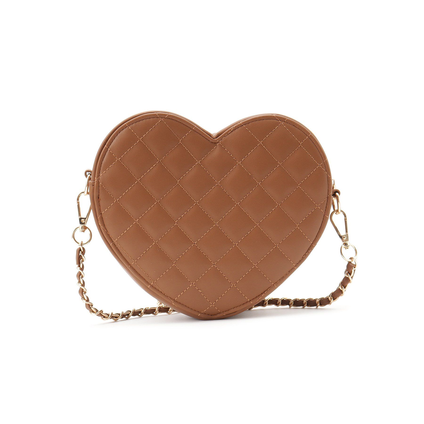 Ober Tashe「ハート キルト チェーンベルト ショルダーバッグ」|ショルダー・メッセンジャー|