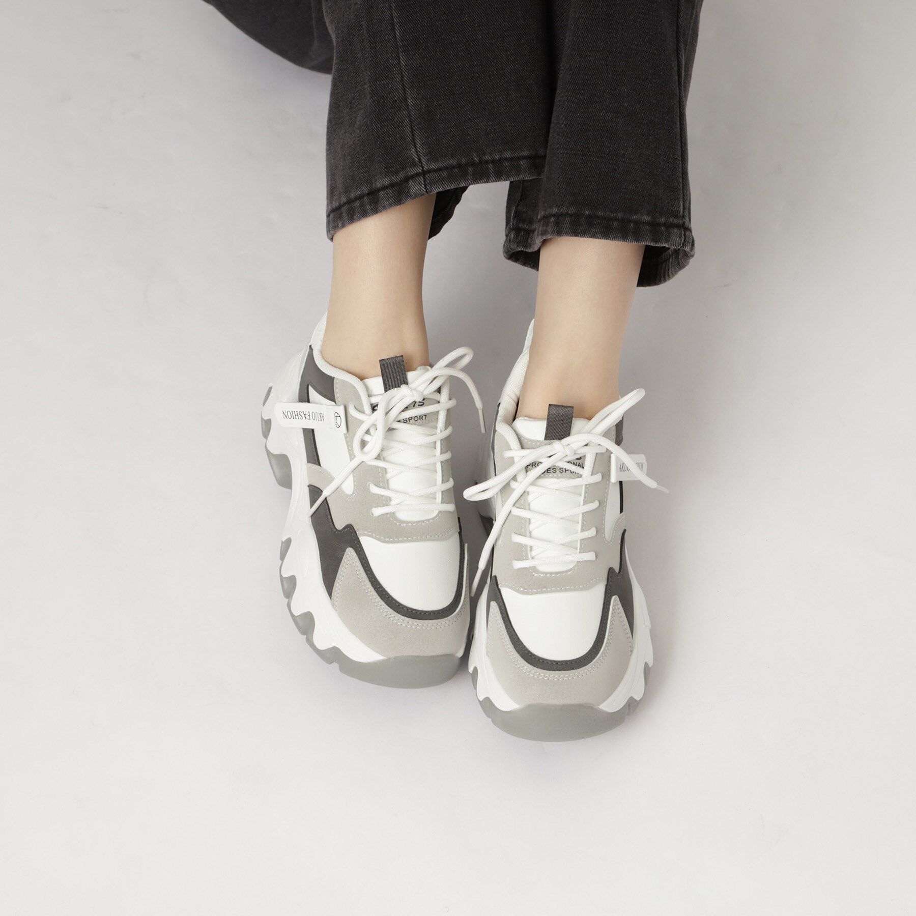 csT&P「厚底凸凹ソールスニーカー」|スニーカー|