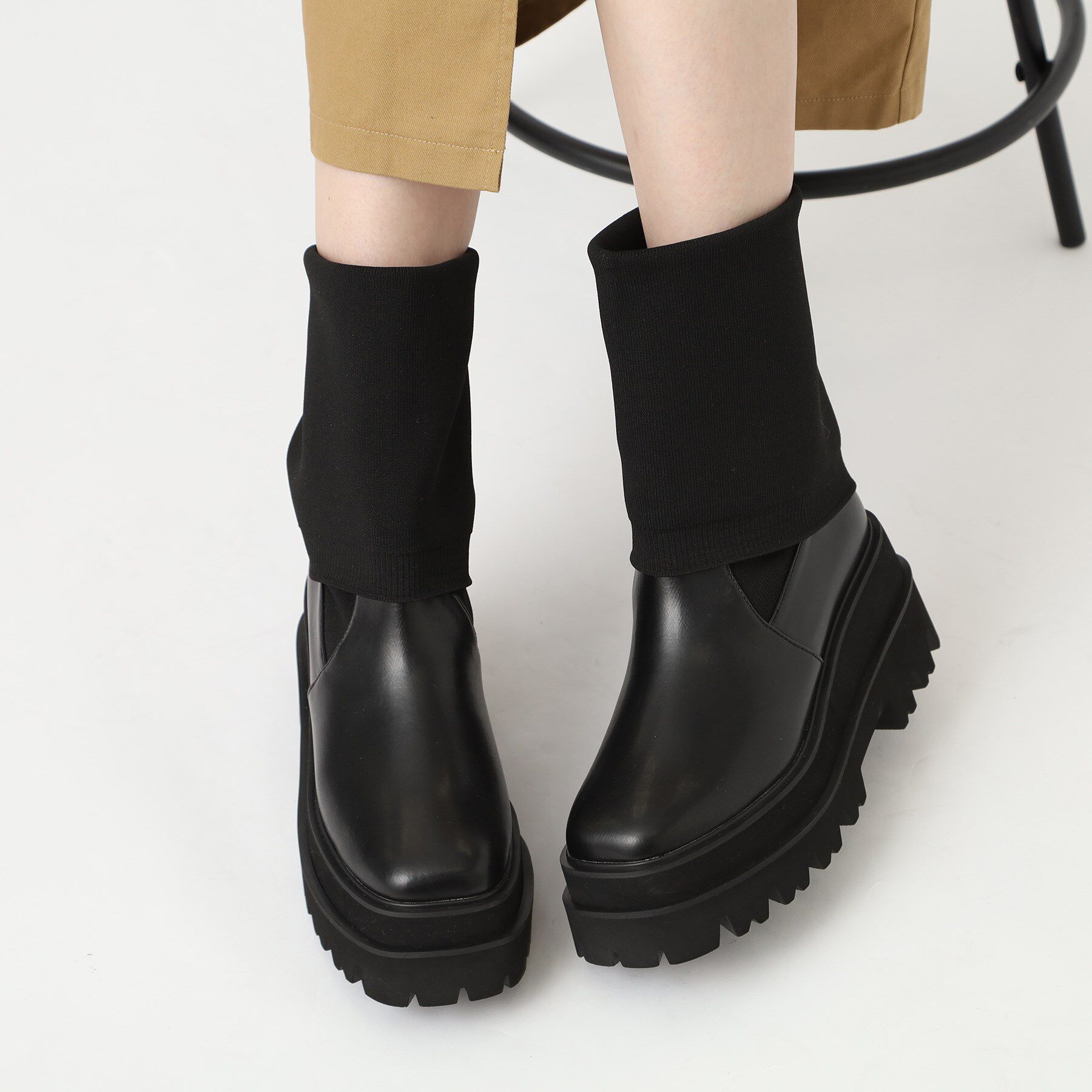 ESPERANZA「ニットロングブーツ」|ショートブーツ|