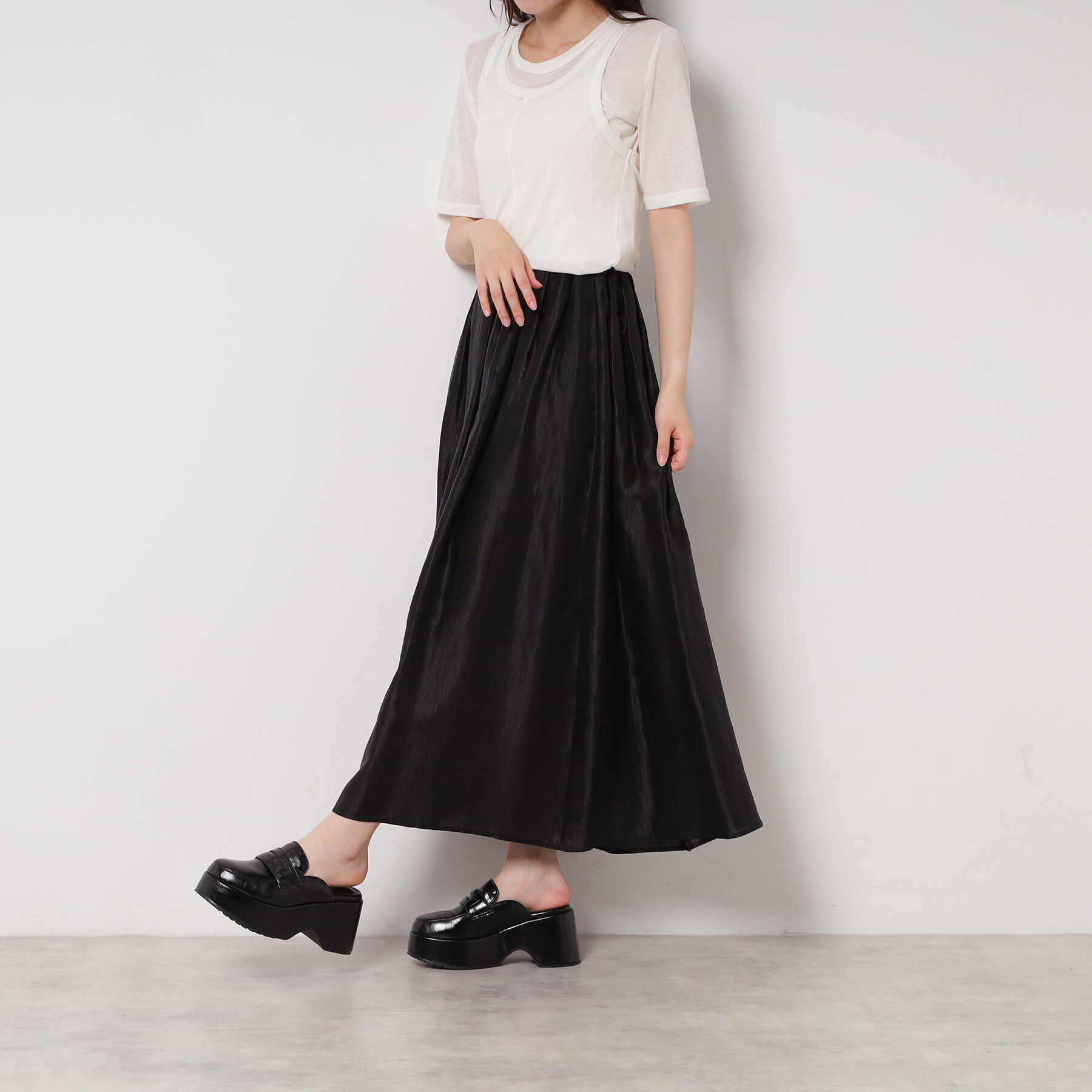 ESPERANZA「厚底サボローファー」|サンダル|