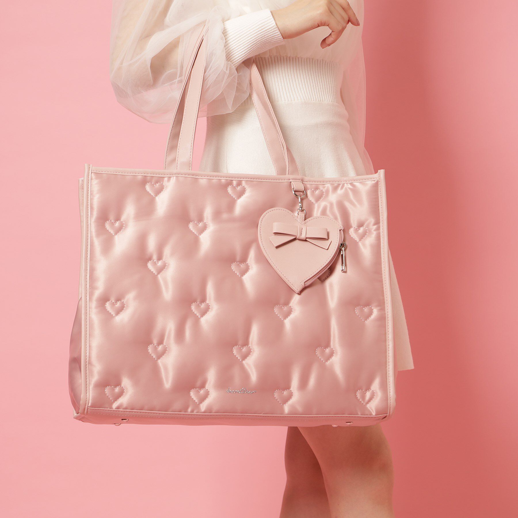 Ober Tashe「【新生活・新学期】ハートモチーフトートバッグ」|トートバッグ|