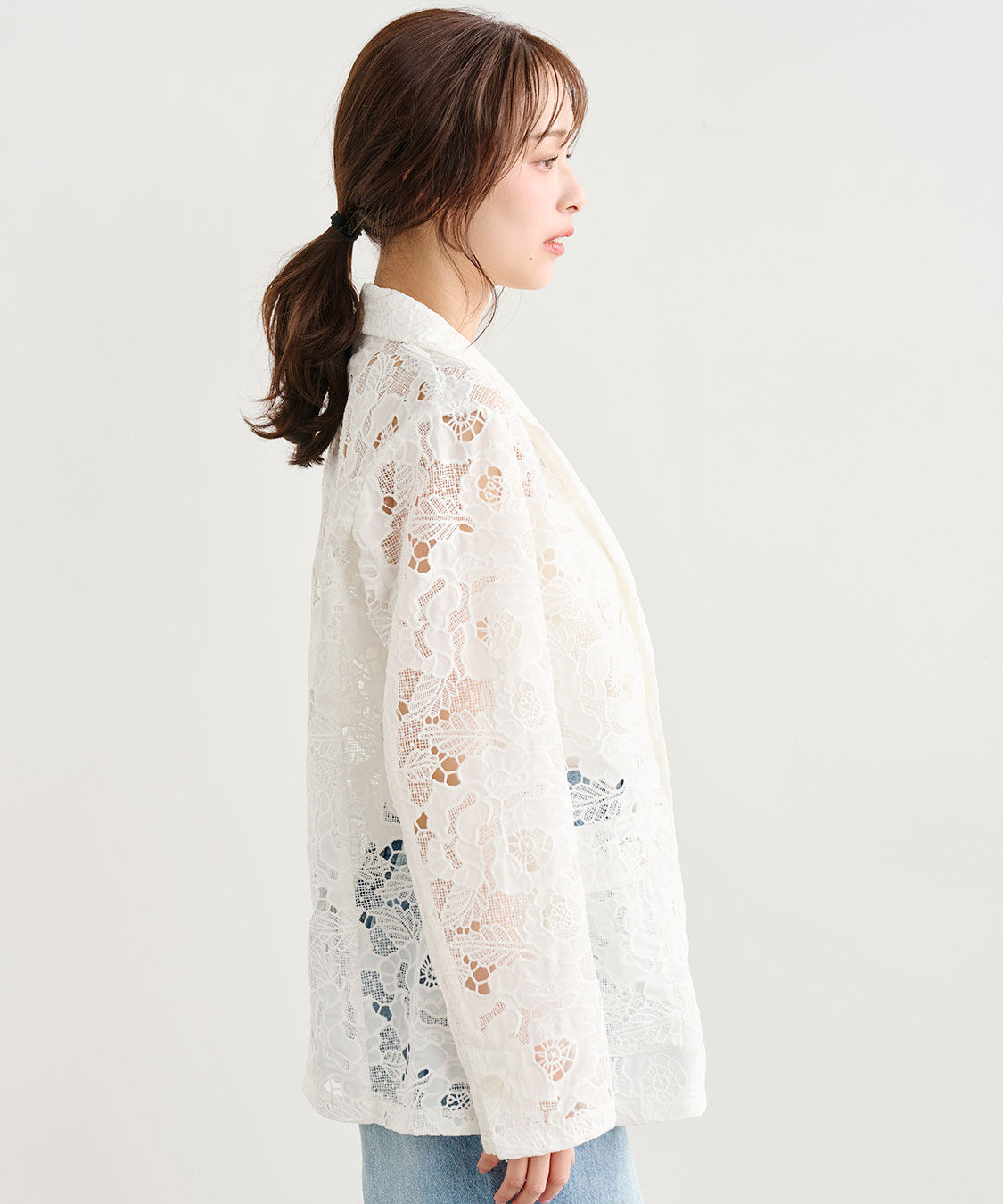 COCO DEAL「レーステーラードジャケット」|テーラードジャケット|