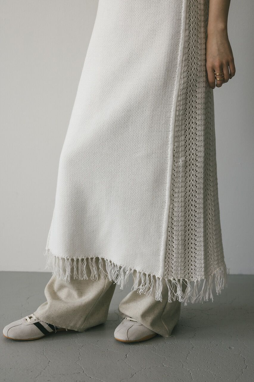 STYLEMIXER「コットンクロシェニットワンピース」|ワンピース|