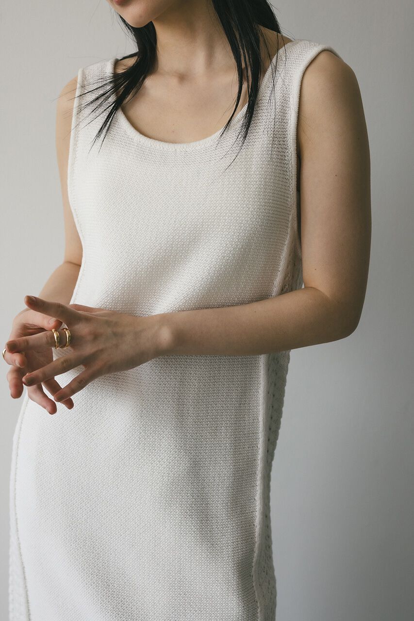 STYLEMIXER「コットンクロシェニットワンピース」|ワンピース|