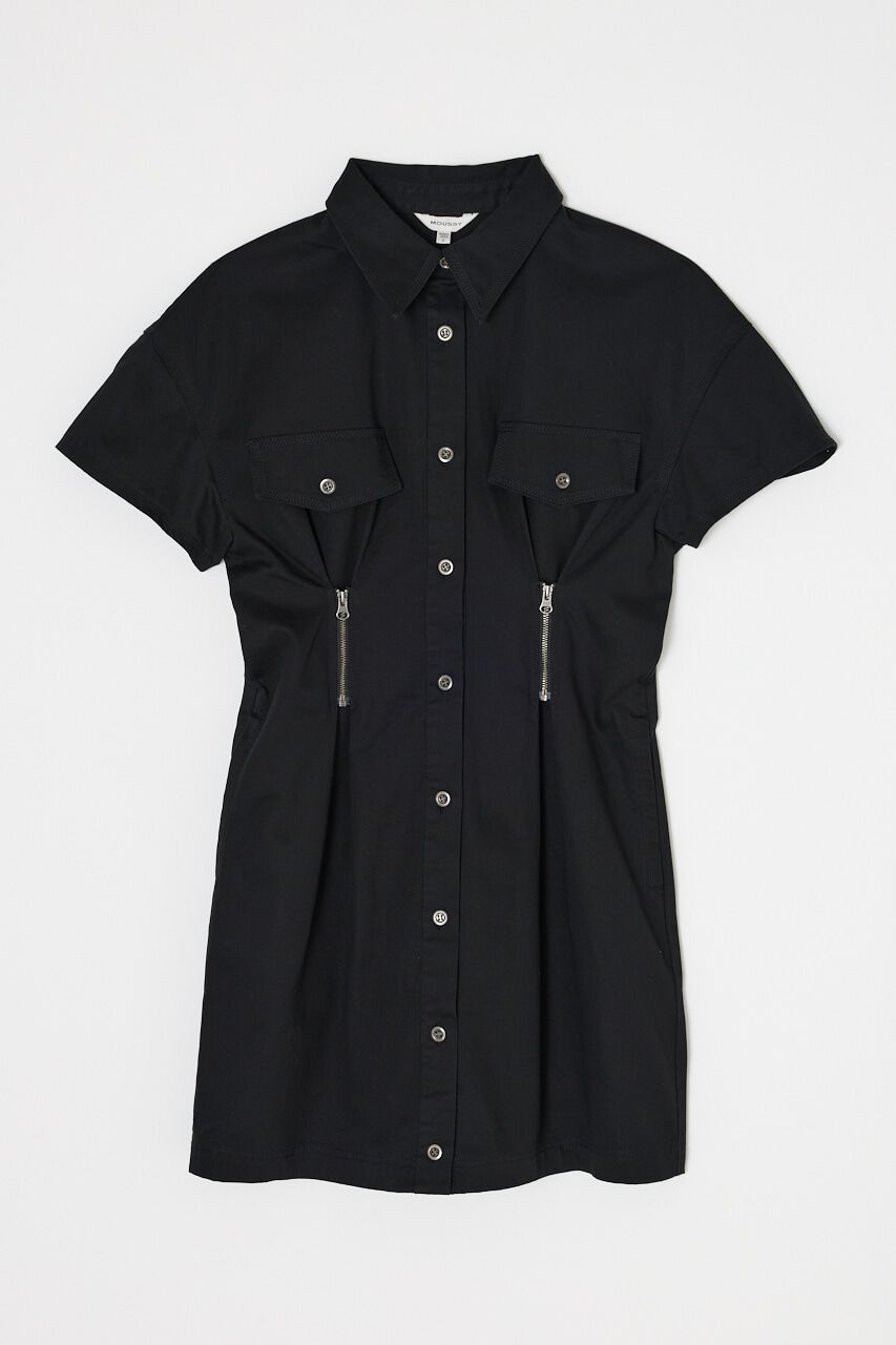 MOUSSY「WAIST ZIP UP ドレス」|ワンピース|