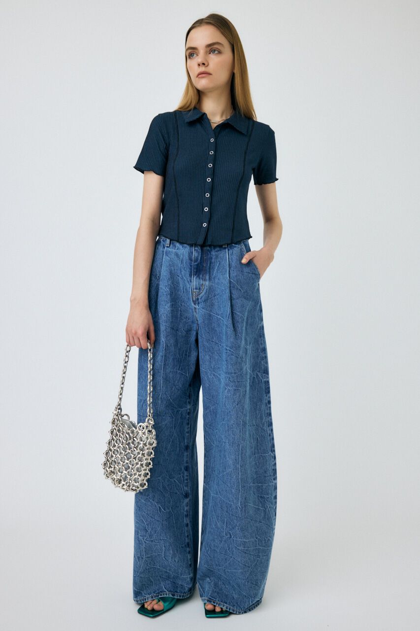 MOUSSY「MELLOW POLO トップス」|シャツ・ブラウス|