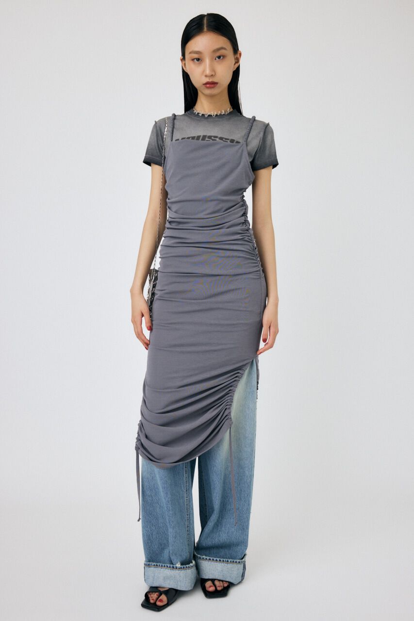 MOUSSY「DRAPE CAMI ドレス」|ワンピース|