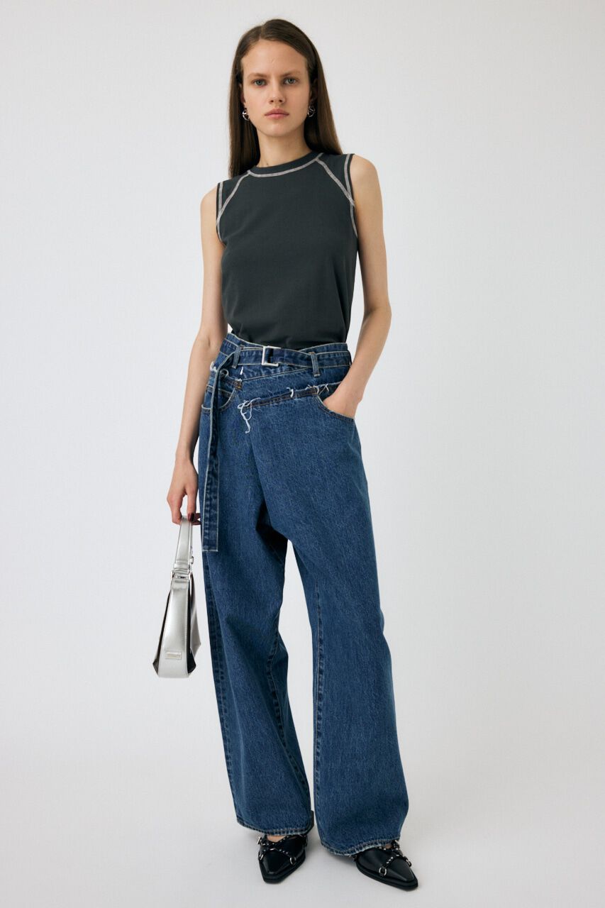 MOUSSY「SLEEVELESS RAGLAN Tシャツ」|その他|