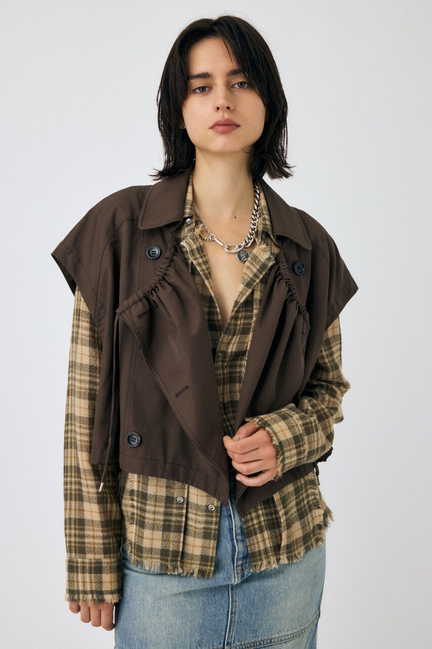 MOUSSY「OVER ベスト ＆ SHORT ジャケット」|その他|D/BRN3