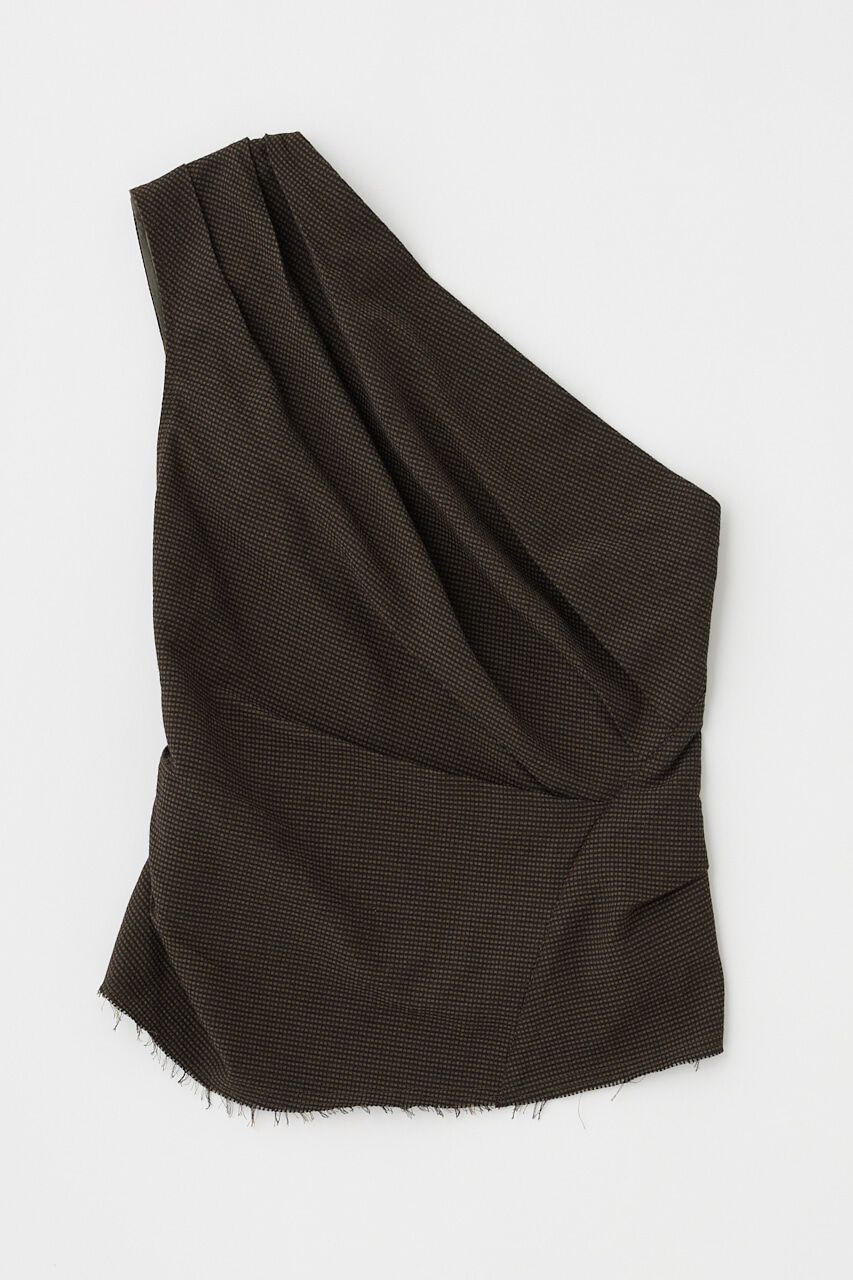 MOUSSY「PLAID ONE SHOULDER ブラウス」|その他|KHA