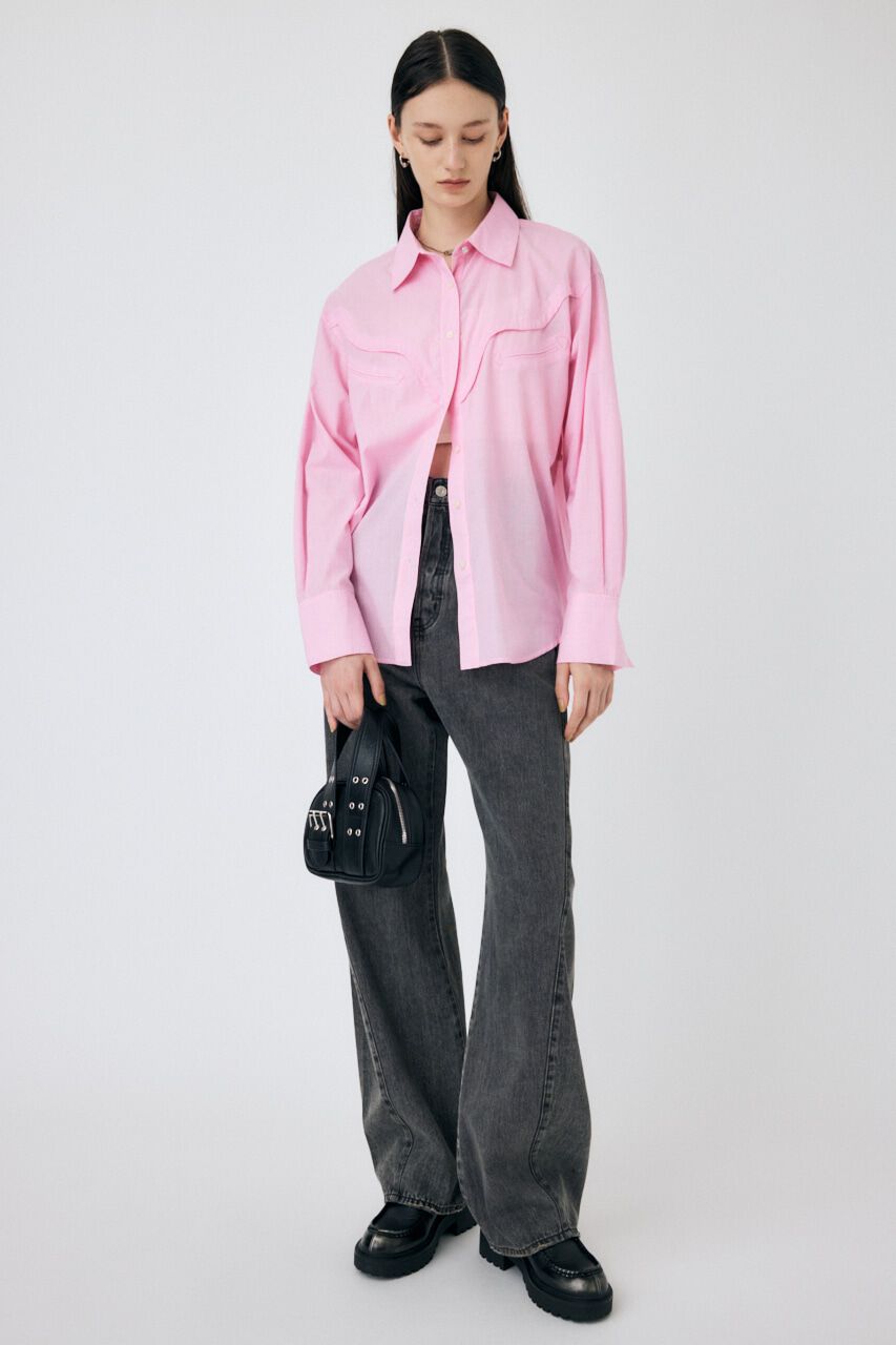 MOUSSY「WESTERN OVER シャツ」|シャツ・ブラウス|