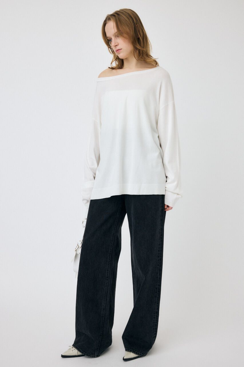 MOUSSY「OFF SHOULDER ルーズニット」|ニット・セーター|