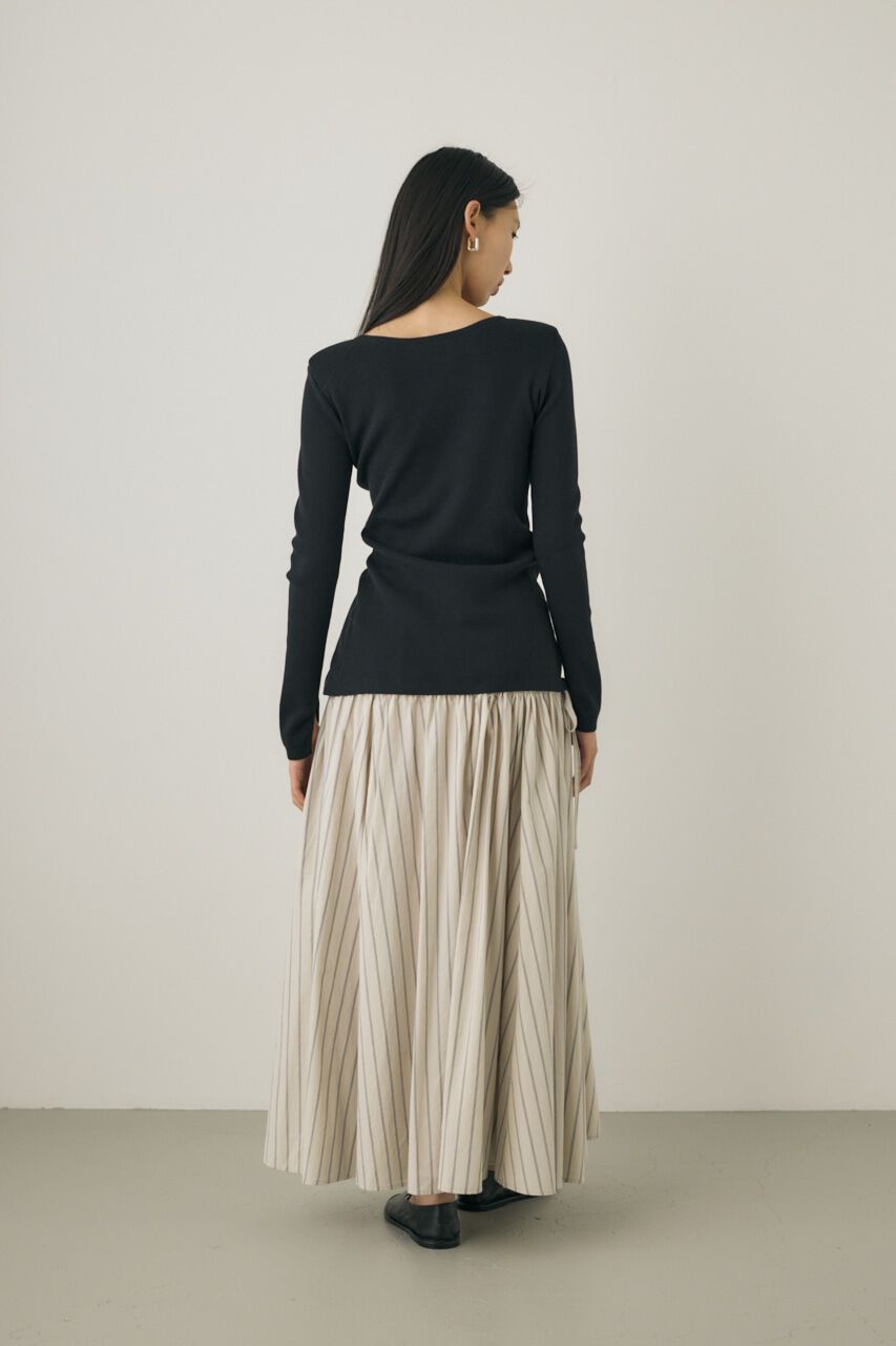 MOUSSY「斜めボタンニットトップス　」|ニット・セーター|