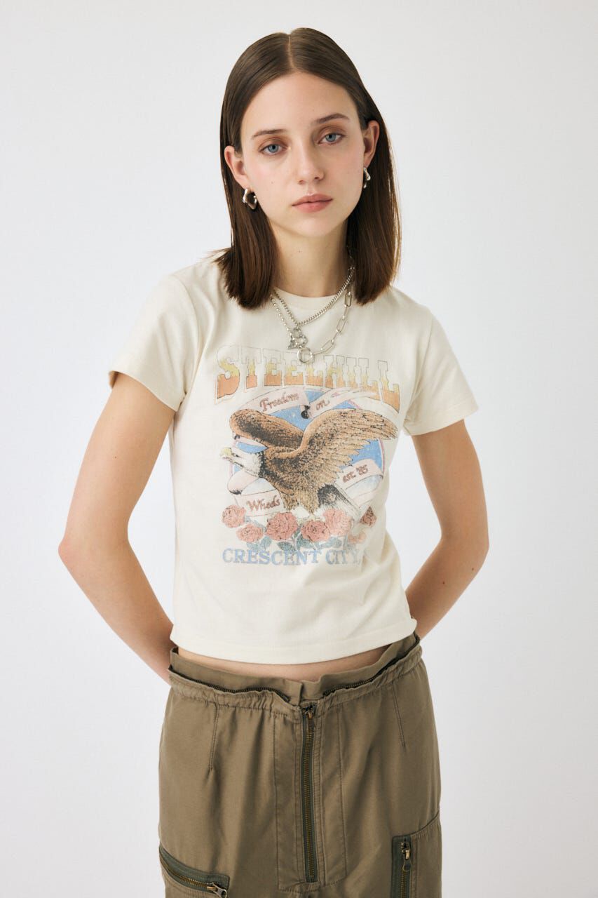 MOUSSY「CA MOTORSHOP Tシャツ」|Tシャツ・カットソー|