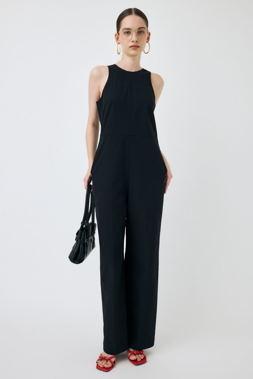 MOUSSY「SCOOP SHOULDER ジャンプスーツ」|その他|BLK