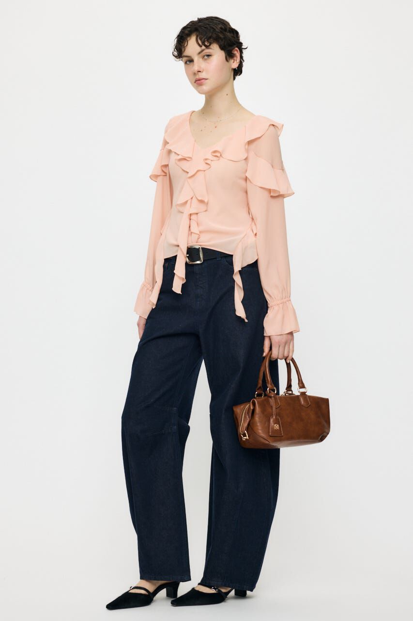 MOUSSY「HORSESHOE バギー」|デニム|