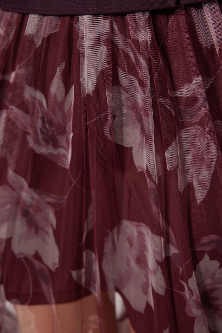 rienda「チュールドッキングビスチェパターンワンピース」|ワンピース|