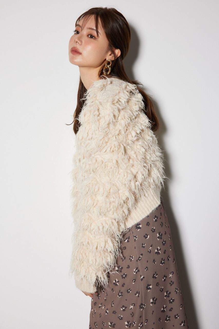 rienda「フリンジニットカーディガン」|カーディガン|