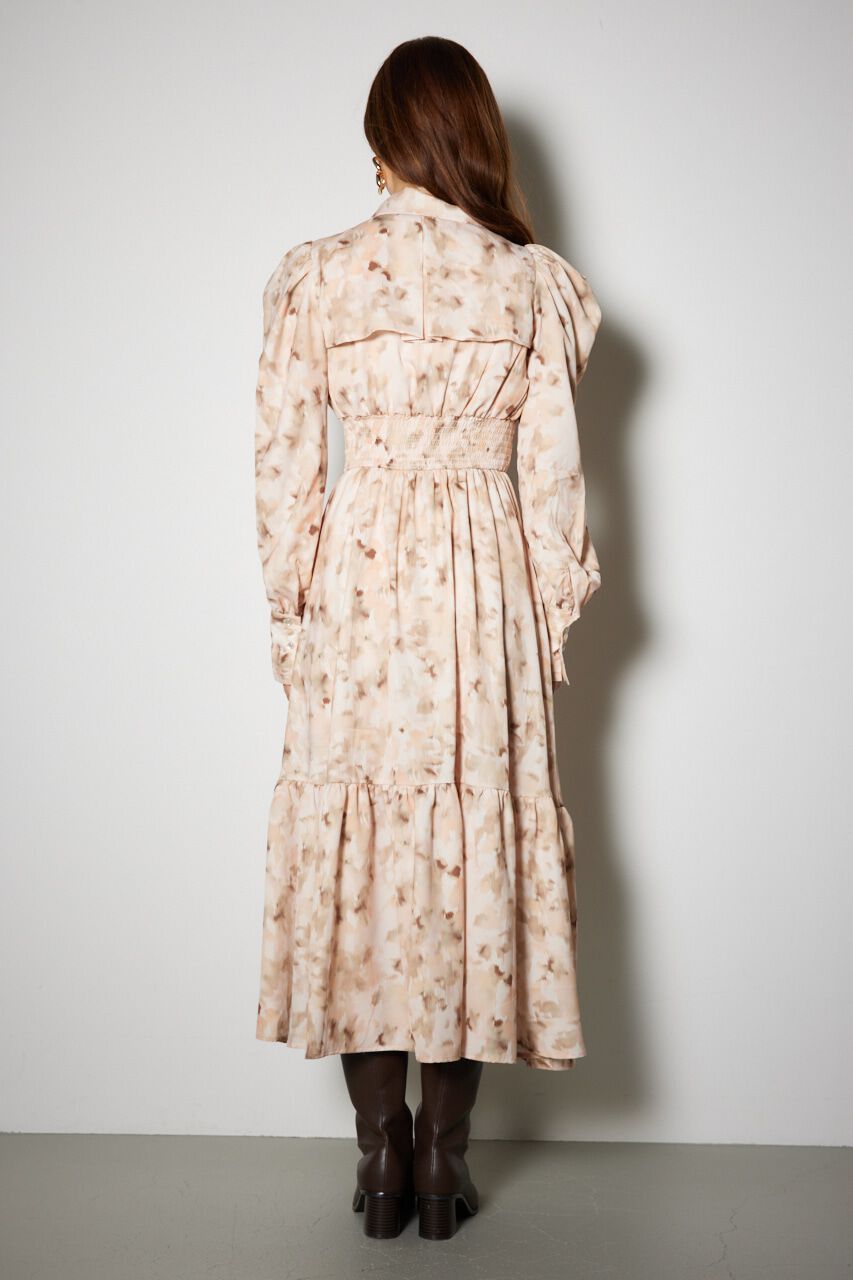 rienda「ウエストシャーリングシャツディテールワンピース」|ワンピース|