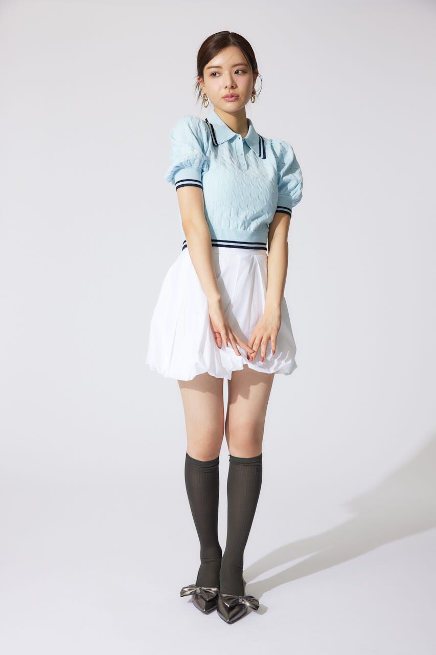 rienda「バルーンミニジャストウエストスコートショートパンツ」|その他|