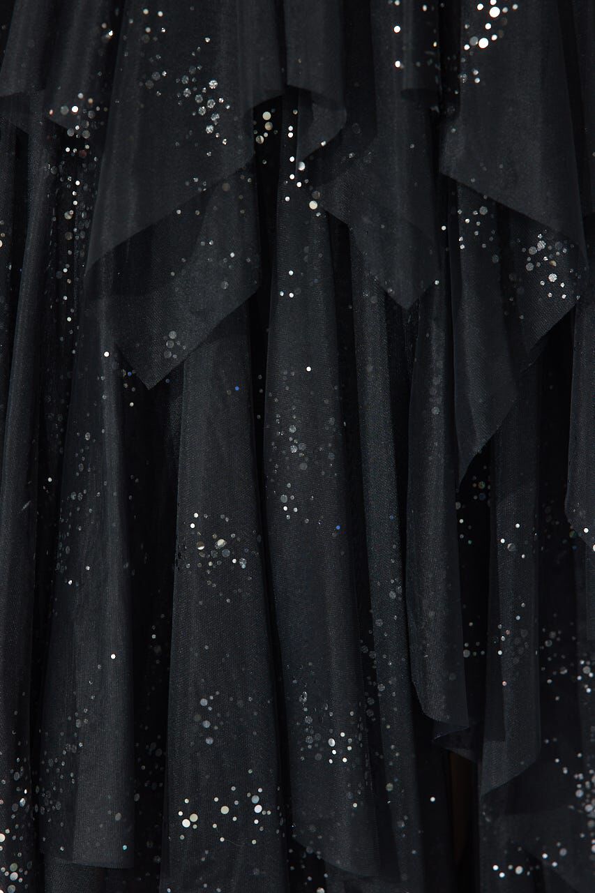 rienda「ニュアンスランダムチュールジャストウエストスカート」|スカート|