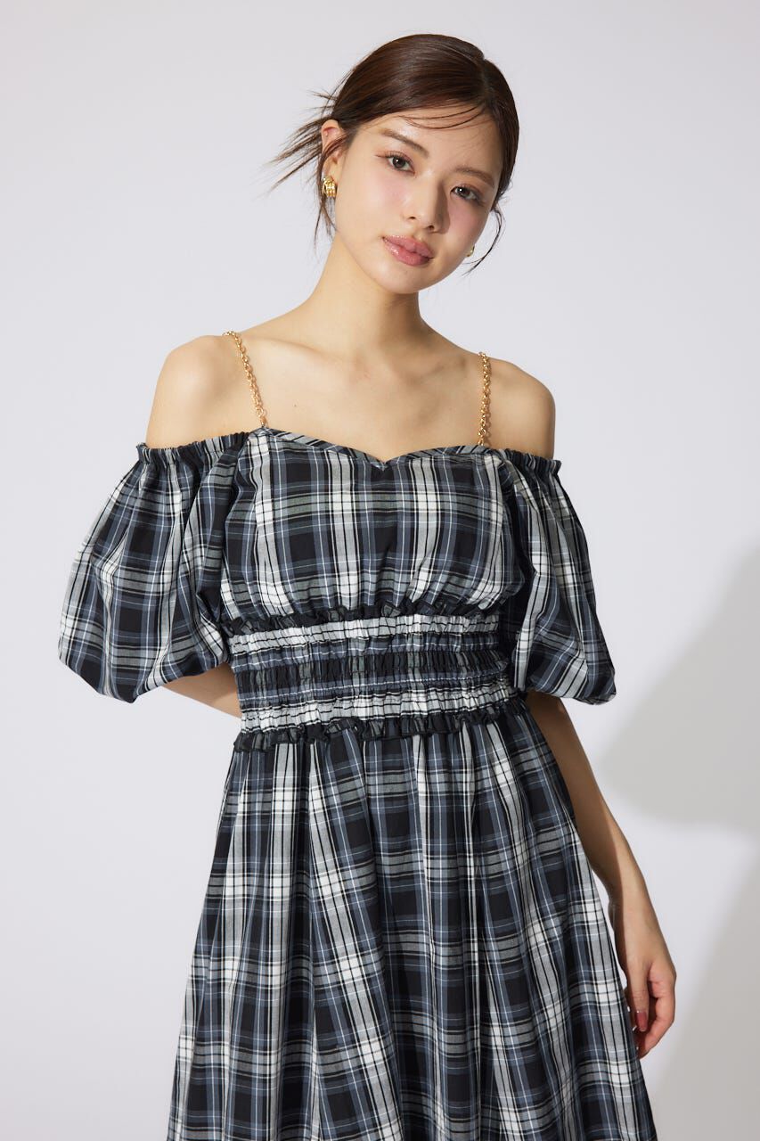 rienda「バルーンスリーブフレアワンピース」|ワンピース|