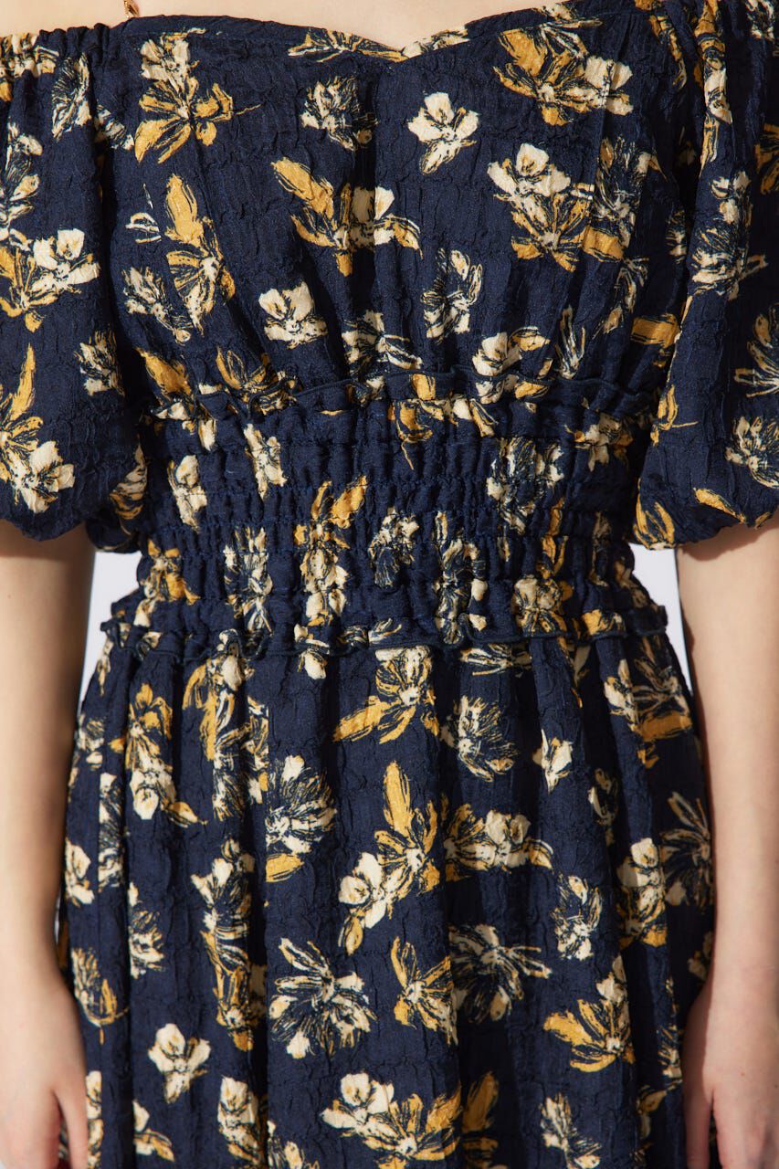 rienda「バルーンスリーブフレアワンピース」|ワンピース|