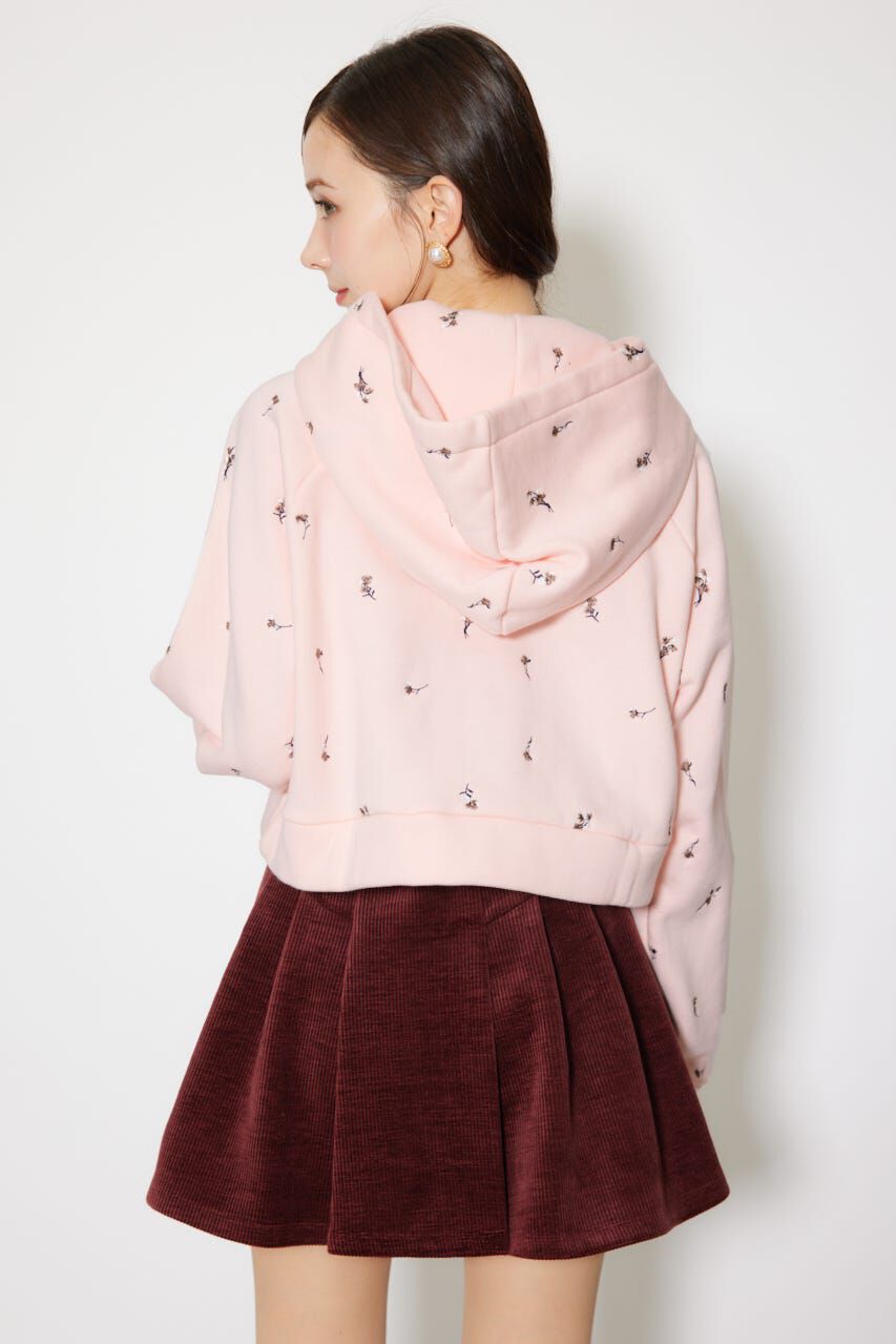 rienda「フラワー刺繍スウェットトップス」|Tシャツ・カットソー|