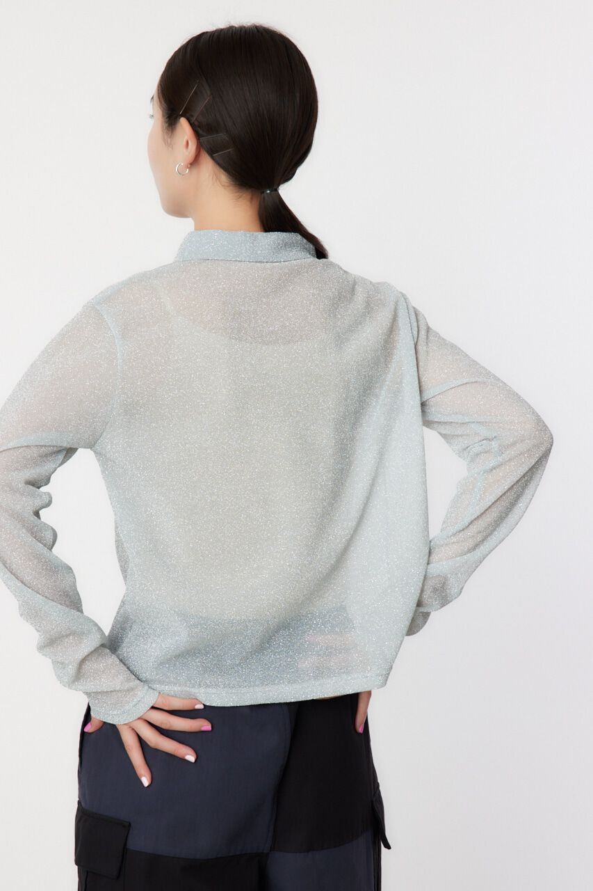 RODEO CROWNS「ラメシアーシャツ」|シャツ・ブラウス|