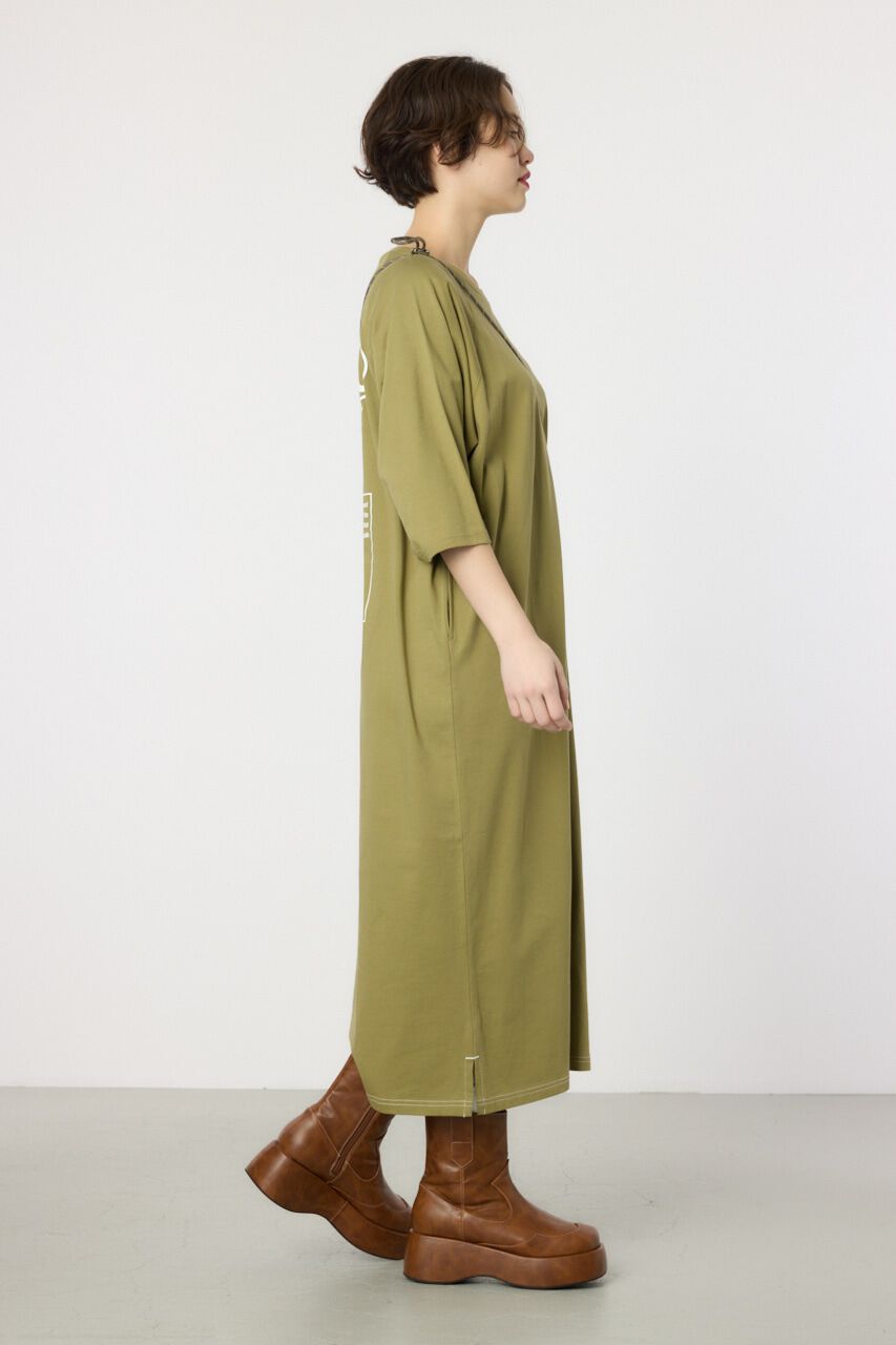 RODEO CROWNS「ロゴラグランスリーブワンピース」|ワンピース|