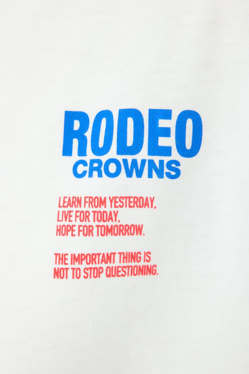 RODEO CROWNS「Overlap デニムアップリケTシャツ」|Tシャツ・カットソー|
