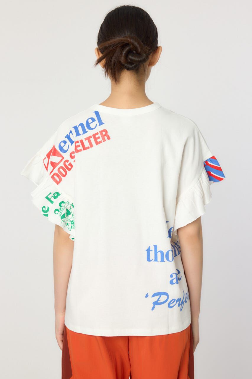 RODEO CROWNS「カスタムリメイクフリルアームトップス」|Tシャツ・カットソー|